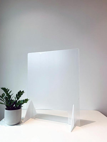 Countertop Sneeze Guard 24"x30" Clear Acrylic Plexiglass - BC Retail Supplies