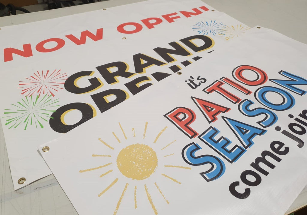 Hanging Banner Sign - Surrey Sign Shop