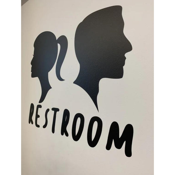 Unisex Restroom Decal - BC Retail Supplies