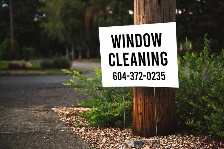 8 Ways Yard Signs are Effective for Window Cleaning Companies