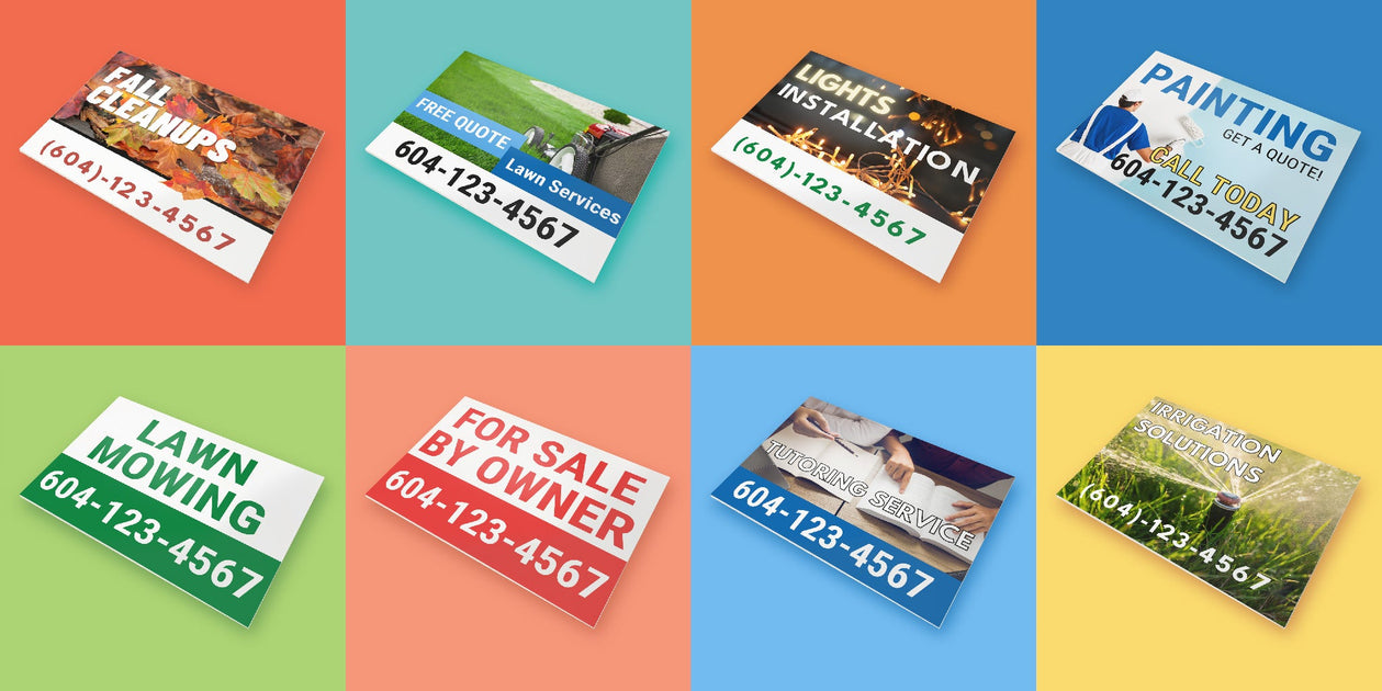 Custom Property Signs – BC Retail Supplies