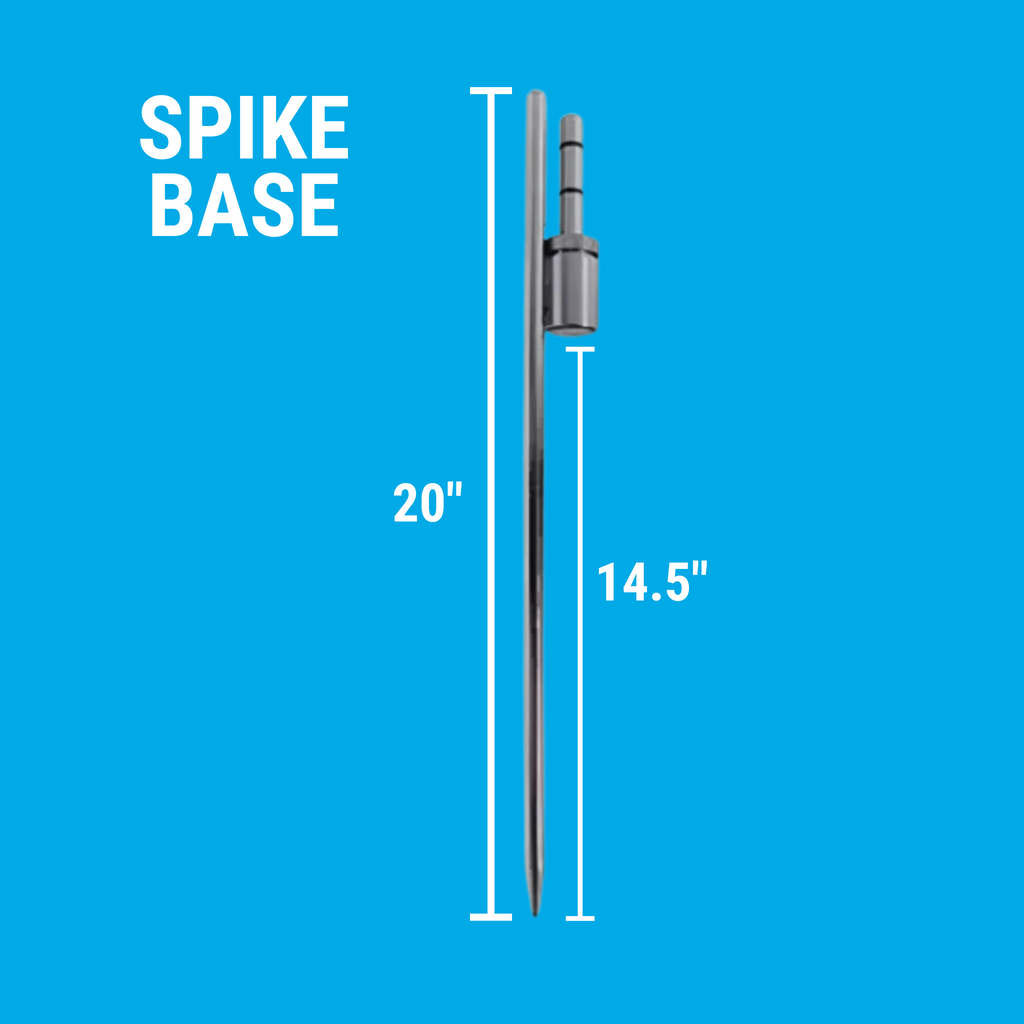 Feather Flag Spike Base Measurements