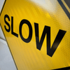 High Intensity Grade Reflective Sign - Slow Down