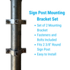 Property Sign Mounting Bracket Set Specifications