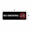 No smoking sign 9"x3"