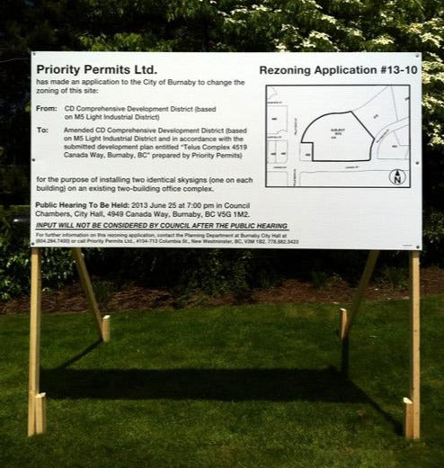 4x8 Sign Example 4x8 Coroplast Printed Sign Surrey – BC Retail Supplies