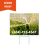 Irritgation Solutions LawnSign 4mm Coroplast Double Sided Print - Made in Surrey BC