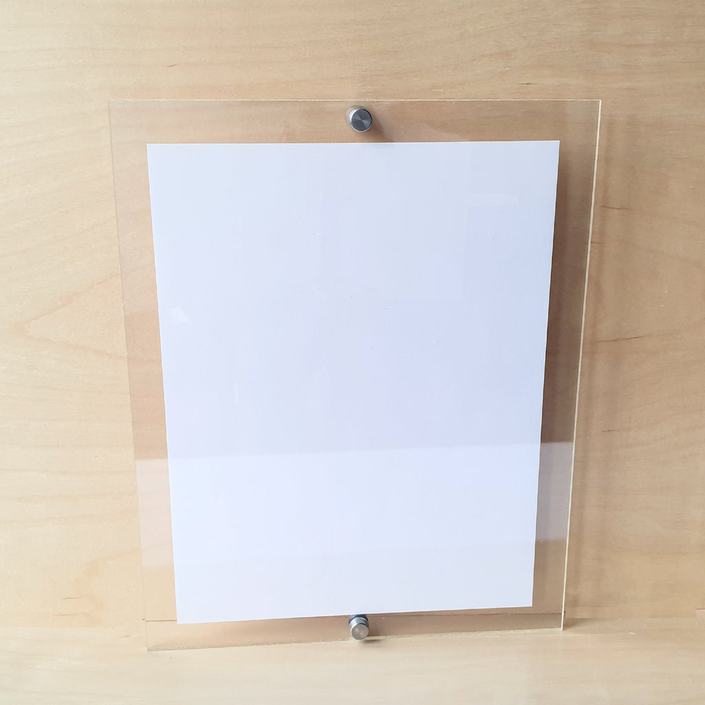 Sign Holder Ritel Wood Wall Mount Sign Holders