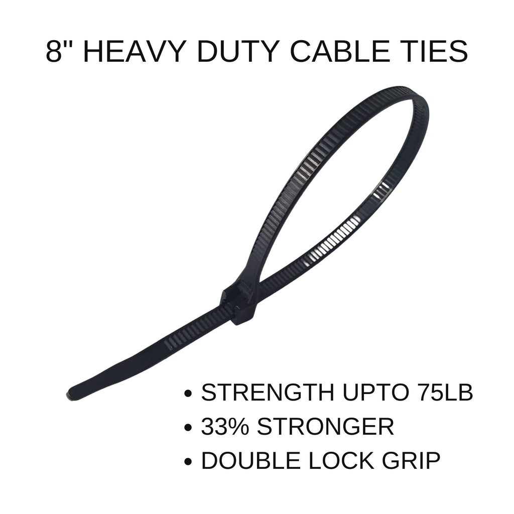 Cable Ties Black - 20 Pack - BC Retail Supplies