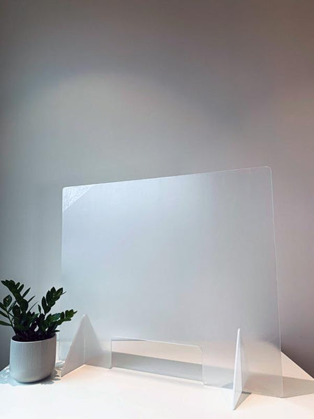 Countertop Sneeze Guard 36"x30" Clear Acrylic Plexiglass - BC Retail Supplies
