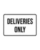 Delivery Sign Aluminum Composite 18”x12”x 3mm - BC Retail Supplies