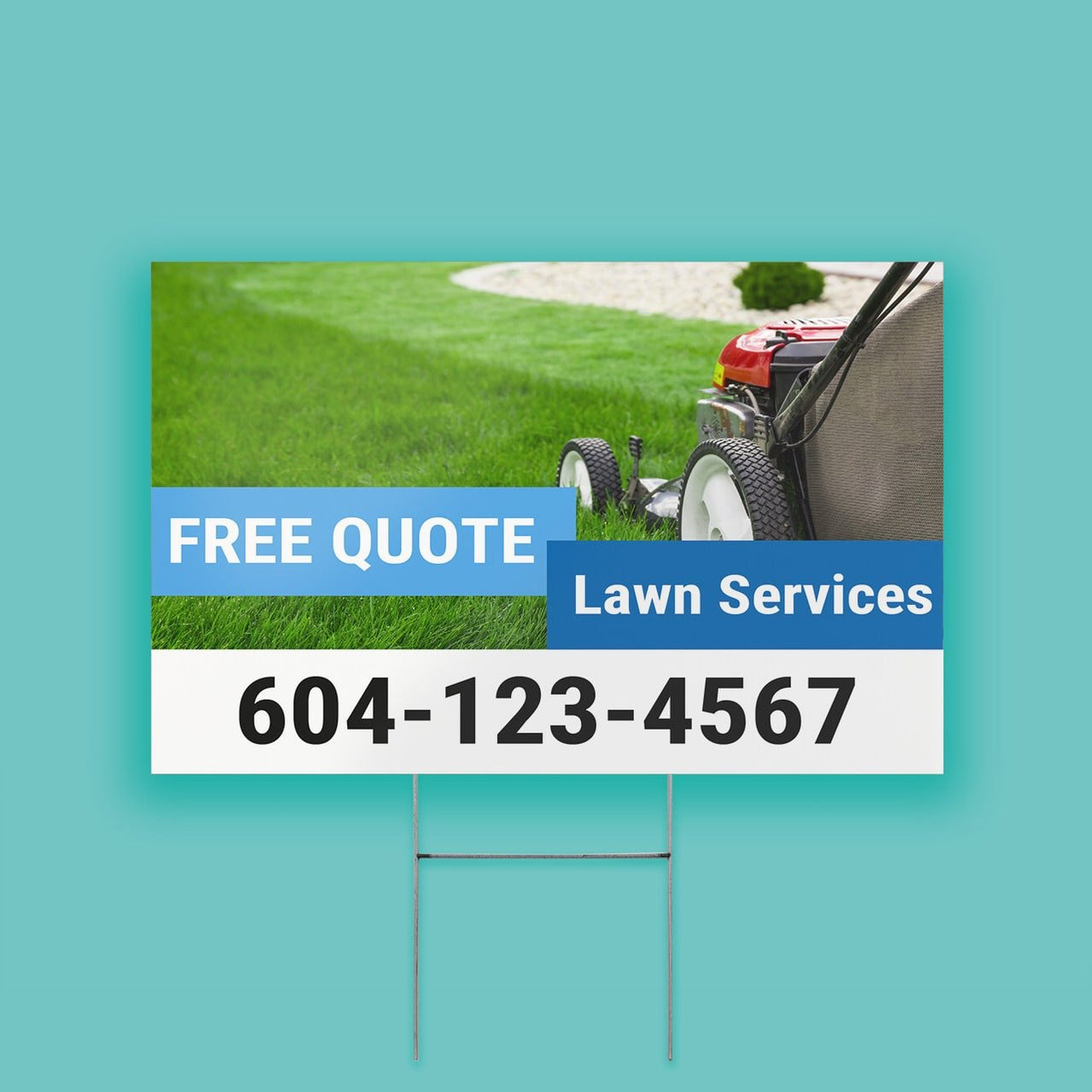 Lawn Yard Signs Fast Coroplast Signs Vancouver BC Retail Supplies