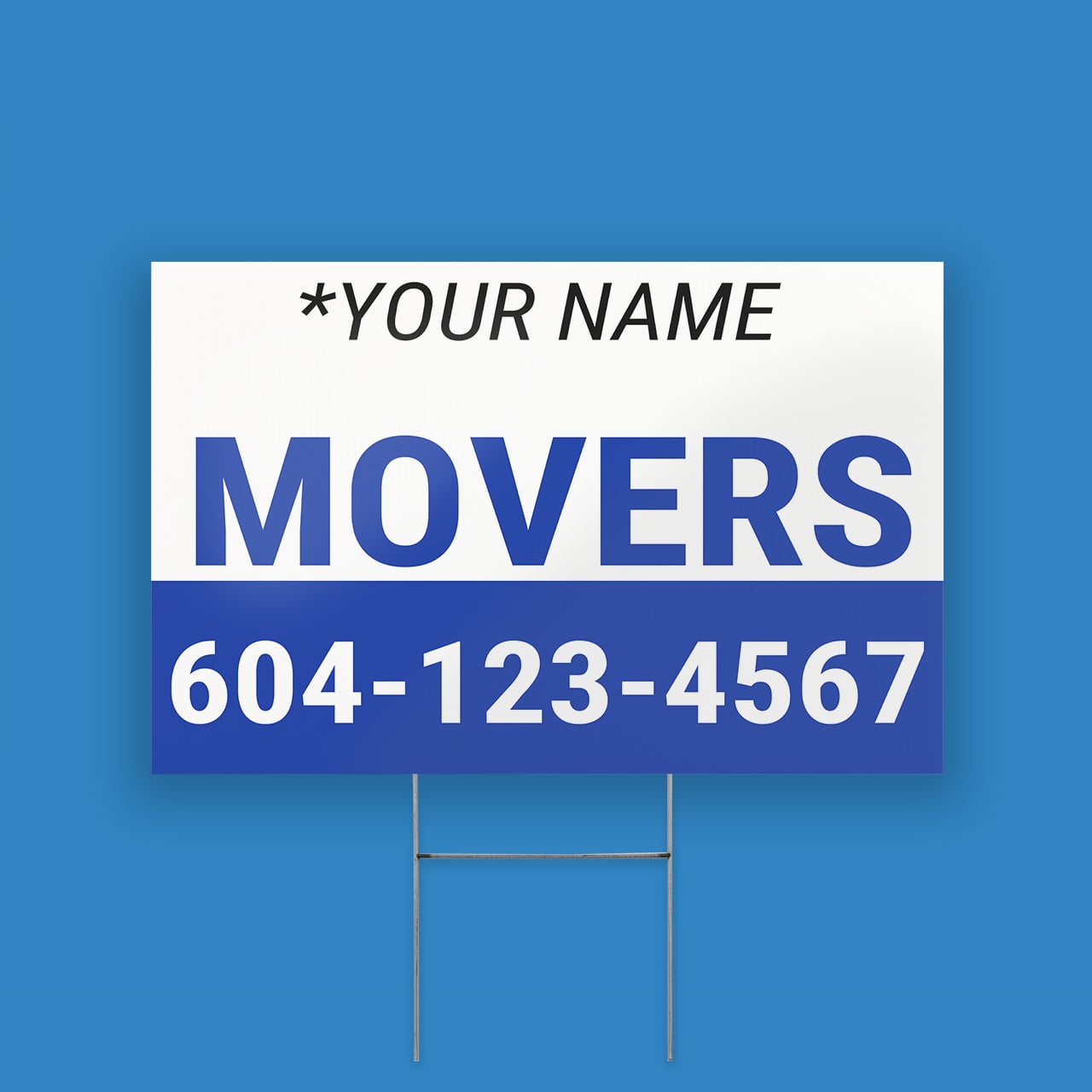 Movers Company Yard Sign – BC Retail Supplies