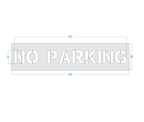 Parking Lot Stencils Vancouver - Parking Stencil Signs