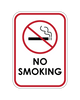 No Smoking Sign 3mm 10″x14″ Aluminium Composite - BC Retail Supplies