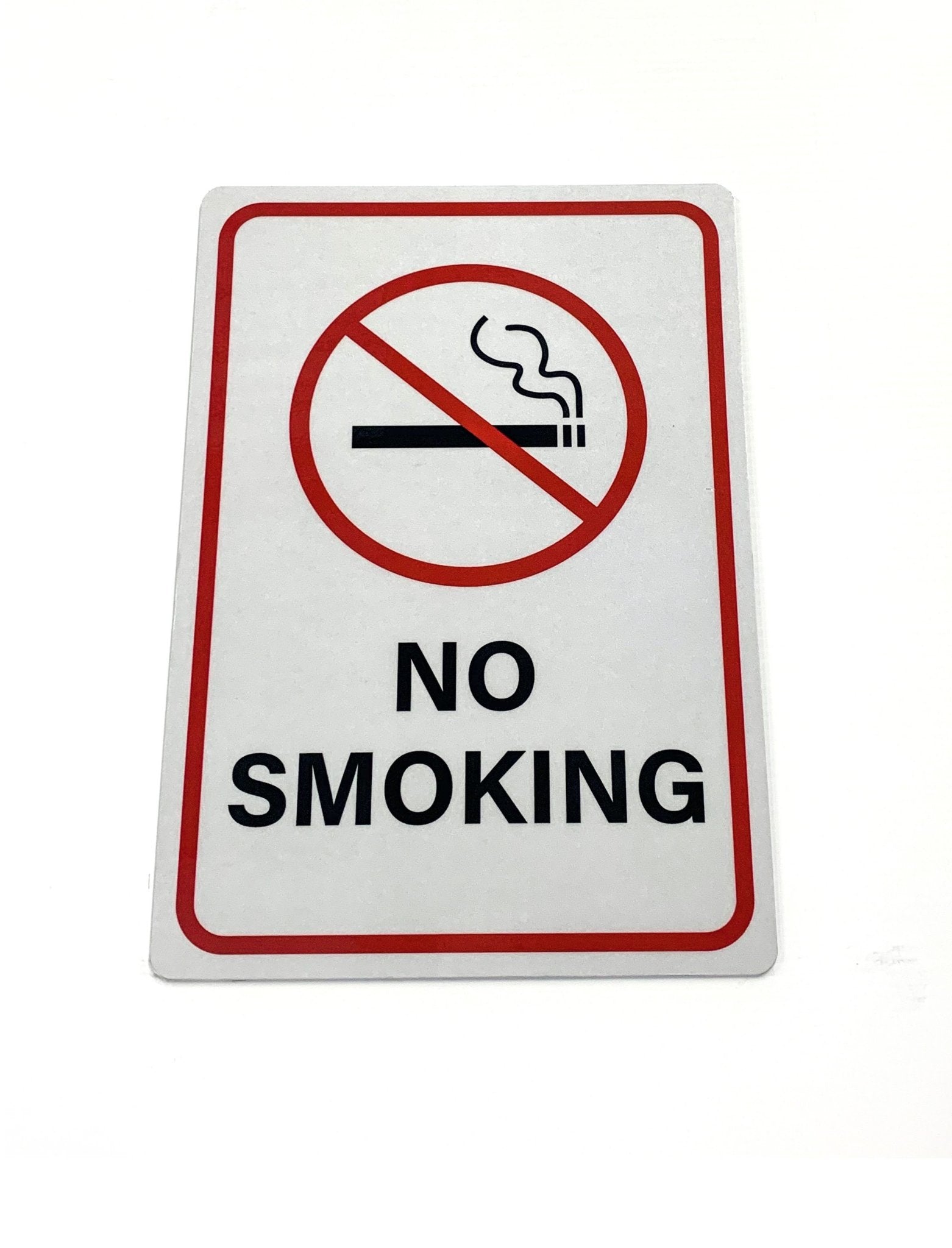 No Smoking Sign 12″x18″ 3mm Aluminum Composite – BC Retail Supplies