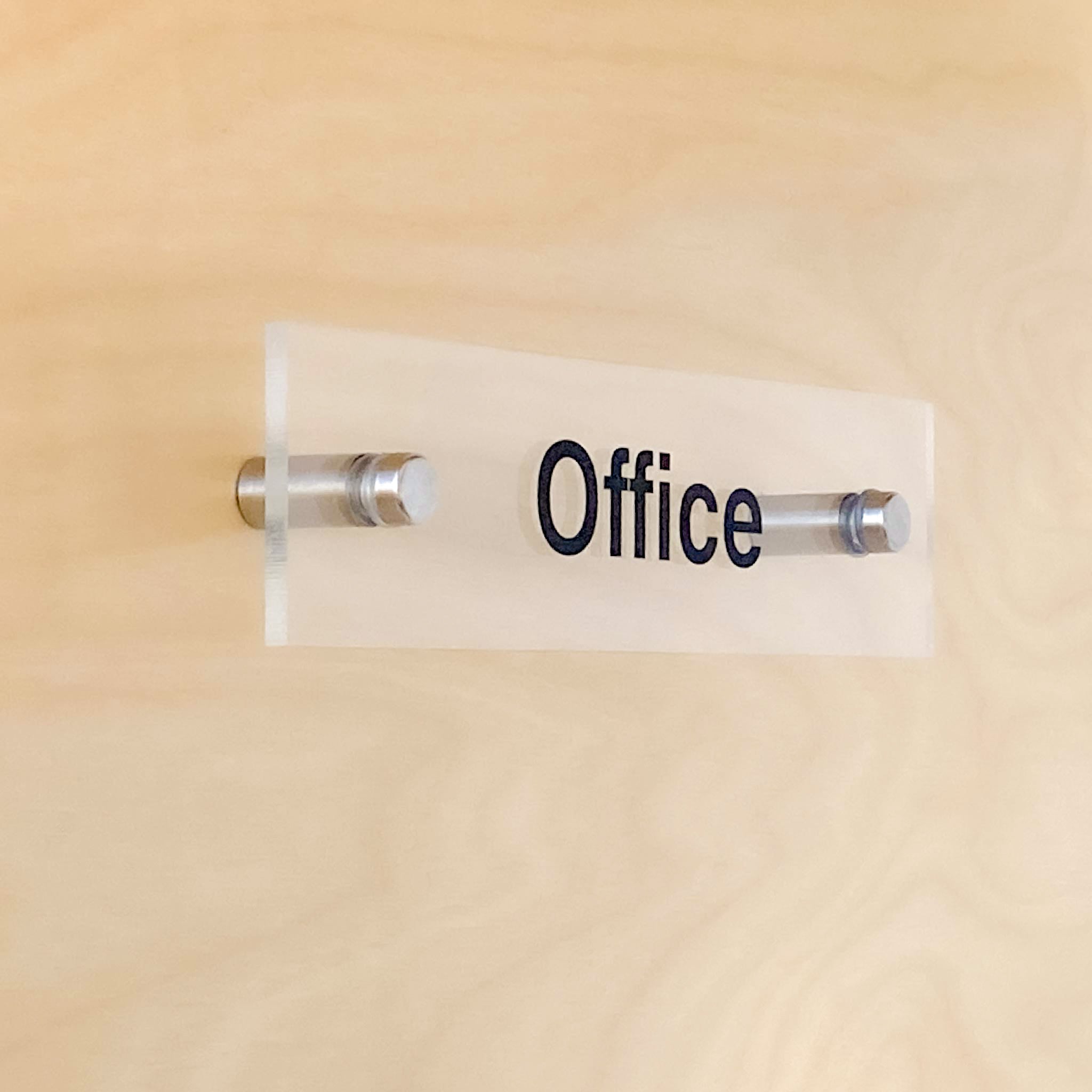 Office Room Sign - Acrylic with Standoffs – BC Retail Supplies