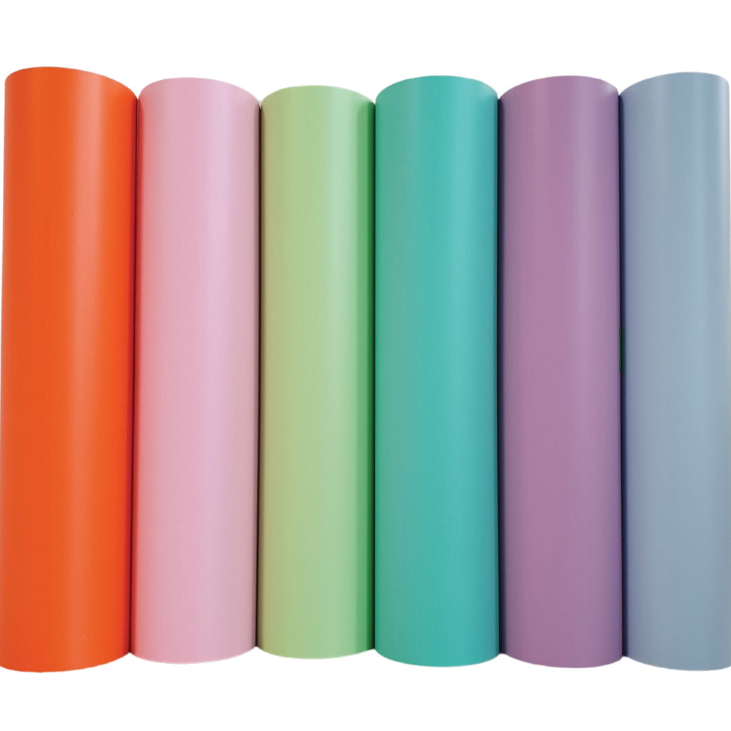 Oracal 651 Permanent Adhesive Vinyl Roll for Cutter in 6 pastel colors