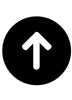 Physical Distancing decal - THIS WAY 12" Round - Surrey Sign Shop