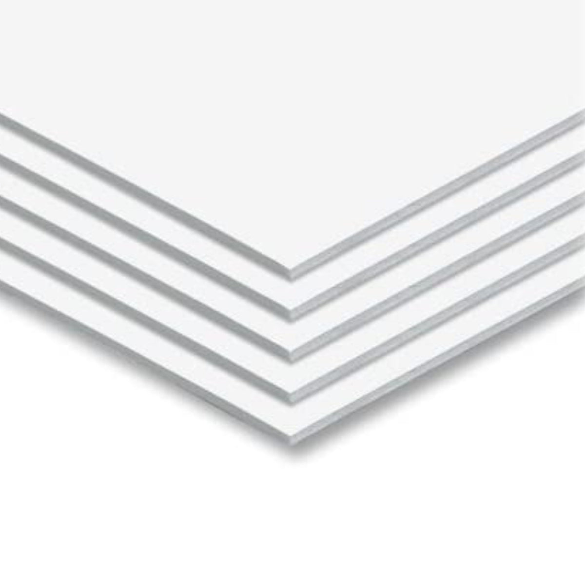 Sintra PVC Board White 48 in x 96 in x 3mm (1/8