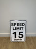 Speed Limit Sign 3mm 12″x18″ Aluminum Composite - BC Retail Supplies