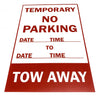 Temporary No Parking Sign 3mm 12″x18″ Coroplast - BC Retail Supplies
