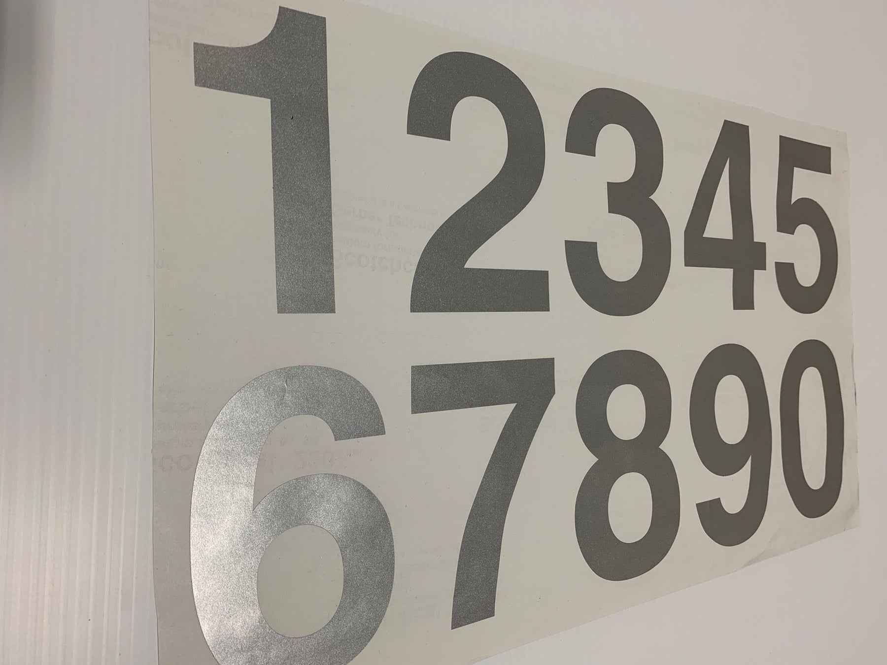 Desk Number Stickers Examples Commercial Door Decals – BC Retail Supplies