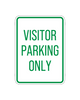 Visitor Parking Only Sign Aluminum Composite 12”x18”x 3mm - Surrey Print Shop