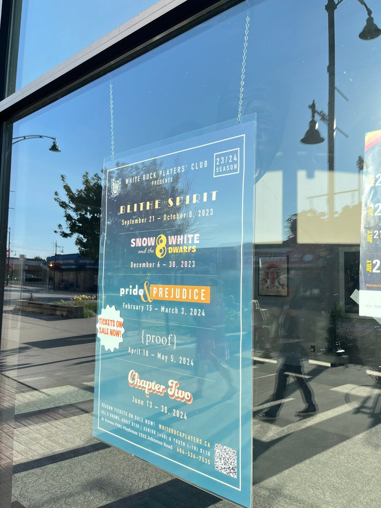 Wall Mounted Acrylic Sign Holder - Window Posters Display – BC Retail ...