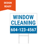 Window Cleaning Lawn Sign - BC Retail Supplies